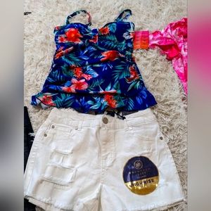 Summer shorts Rompers Tops and slippers